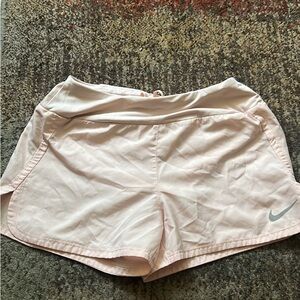 Nike Pink Athletic Shorts Lightweight Moisture-Wicking